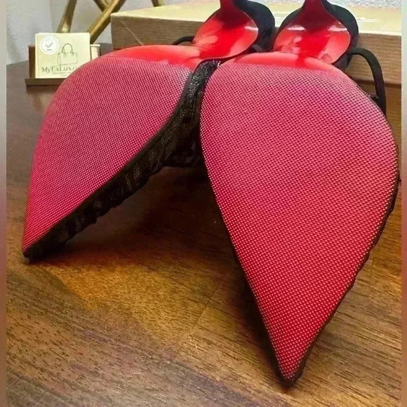 Authentic Acide lace 100mm Christian Louboutin 34.5 - Picture 7 of 9